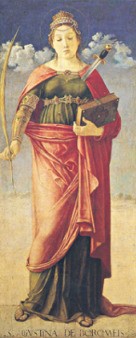 Santa Giustina di Giovanni Bellini - Museo Bagatti Valsecchi Milano