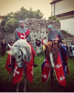 Cavalieri nell'edizione 2012 delle Cronache Carraresi