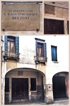 Casa dell'esploratore Giovanni Belzoni a Padova