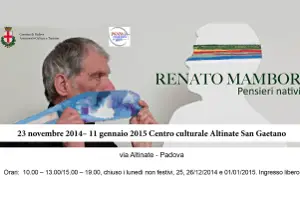 mostra Renato Mambor a Padova