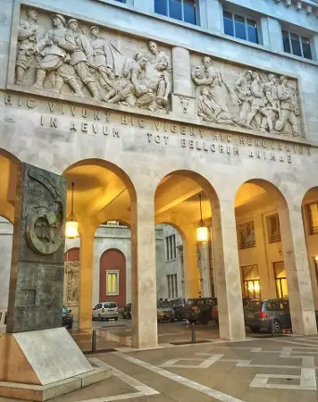 Cortile nuovo Palazzo del Bo Università di Padova