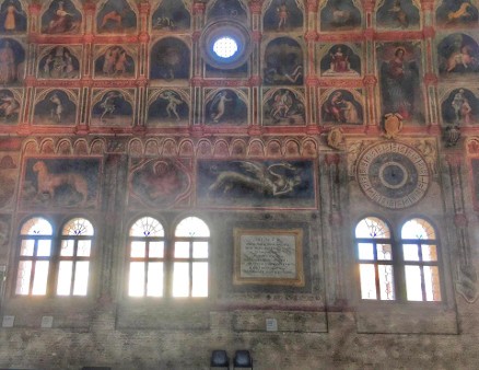 affreschi del salone Palazzo della Ragione Padova