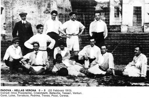 storia calcio padova 1910