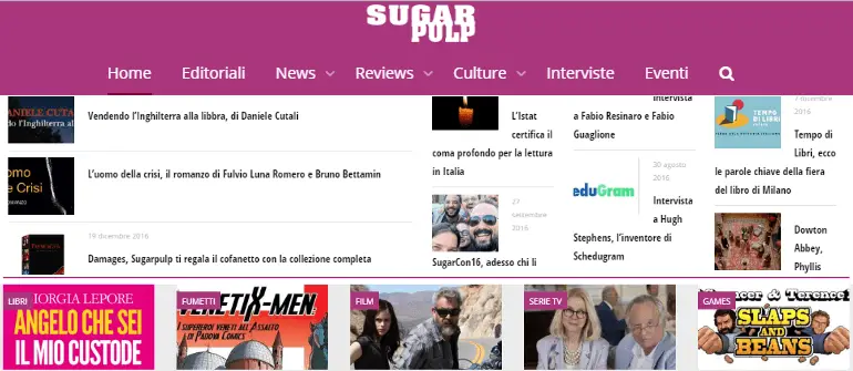 Sugarpulp magazine narrativa di genere