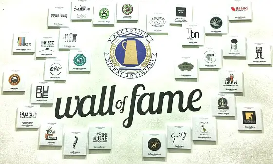 Brewer's Wall of fame Dieffe Accademia Birrai Artigiani