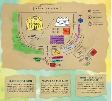 mappa Mapu Festival 2017 festival del teatro di figura di Piazzola sul Brenta