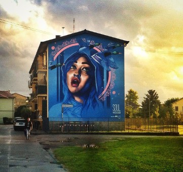 Graffiti street art Padova Ahead -Axe