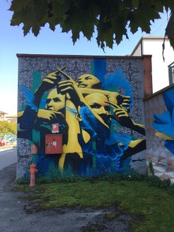 Graffiti street art Padova Axe