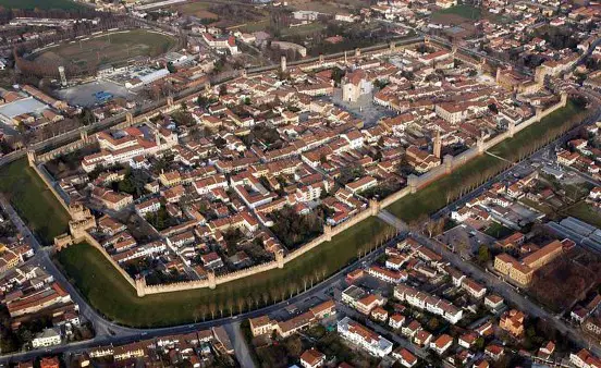città murata di Montagnana nella Bassa Padovana