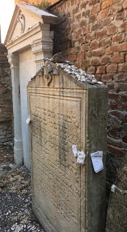 antico cimitero ebraico di Padova - itinerario Padova ebraica