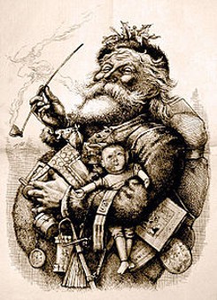 storia di Babbo Natale - Santa Claus di Thomas Nast
