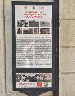 targa fondazione Calcio Padova