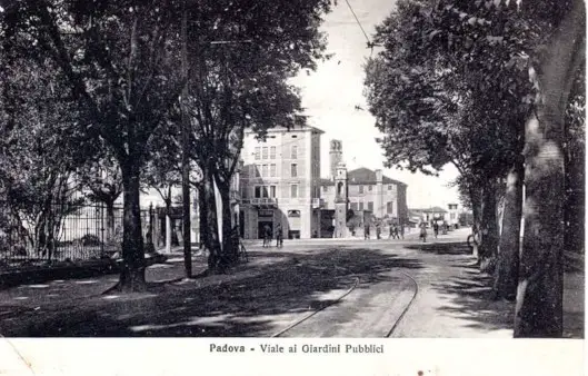 giardini pubblici di Padova foto storica
