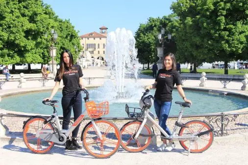 Mobike Padova bike sharing a flusso libero